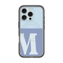 スリムプロテクションプレミアムケース with MagSafe［ オリジナル - initial two tone - M blue ］