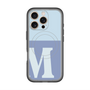 スリムプロテクションプレミアムケース with MagSafe［ オリジナル - initial two tone - M blue ］