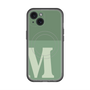 スリムプロテクションプレミアムケース with MagSafe［ オリジナル - initial two tone - M green ］