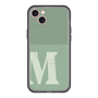 スリムプロテクションプレミアムケース with MagSafe［ オリジナル - initial two tone - M green ］