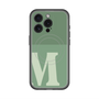 スリムプロテクションプレミアムケース with MagSafe［ オリジナル - initial two tone - M green ］