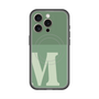 スリムプロテクションプレミアムケース with MagSafe［ オリジナル - initial two tone - M green ］