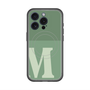 スリムプロテクションプレミアムケース with MagSafe［ オリジナル - initial two tone - M green ］
