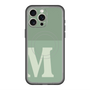スリムプロテクションプレミアムケース with MagSafe［ オリジナル - initial two tone - M green ］