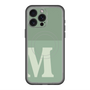 スリムプロテクションプレミアムケース with MagSafe［ オリジナル - initial two tone - M green ］