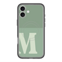 スリムプロテクションプレミアムケース with MagSafe［ オリジナル - initial two tone - M green ］
