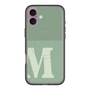 スリムプロテクションプレミアムケース with MagSafe［ オリジナル - initial two tone - M green ］