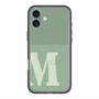スリムプロテクションプレミアムケース with MagSafe［ オリジナル - initial two tone - M green ］