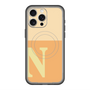 スリムプロテクションプレミアムケース with MagSafe［ オリジナル - initial two tone - N orange ］