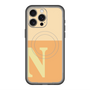 スリムプロテクションプレミアムケース with MagSafe［ オリジナル - initial two tone - N orange ］