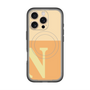 スリムプロテクションプレミアムケース with MagSafe［ オリジナル - initial two tone - N orange ］