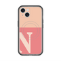 スリムプロテクションプレミアムケース with MagSafe［ オリジナル - initial two tone - N pink ］