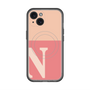 スリムプロテクションプレミアムケース with MagSafe［ オリジナル - initial two tone - N pink ］