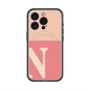 スリムプロテクションプレミアムケース with MagSafe［ オリジナル - initial two tone - N pink ］