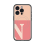 スリムプロテクションプレミアムケース with MagSafe［ オリジナル - initial two tone - N pink ］