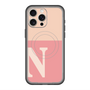 スリムプロテクションプレミアムケース with MagSafe［ オリジナル - initial two tone - N pink ］