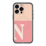 スリムプロテクションプレミアムケース with MagSafe［ オリジナル - initial two tone - N pink ］