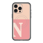 スリムプロテクションプレミアムケース with MagSafe［ オリジナル - initial two tone - N pink ］