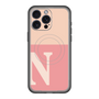 スリムプロテクションプレミアムケース with MagSafe［ オリジナル - initial two tone - N pink ］