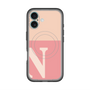 スリムプロテクションプレミアムケース with MagSafe［ オリジナル - initial two tone - N pink ］