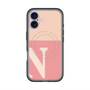 スリムプロテクションプレミアムケース with MagSafe［ オリジナル - initial two tone - N pink ］