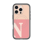 スリムプロテクションプレミアムケース with MagSafe［ オリジナル - initial two tone - N pink ］
