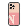 スリムプロテクションプレミアムケース with MagSafe［ オリジナル - initial two tone - N pink ］
