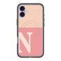 スリムプロテクションプレミアムケース with MagSafe［ オリジナル - initial two tone - N pink ］