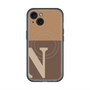 スリムプロテクションプレミアムケース with MagSafe［ オリジナル - initial two tone - N brown ］