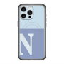 スリムプロテクションプレミアムケース with MagSafe［ オリジナル - initial two tone - N blue ］