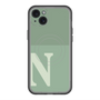 スリムプロテクションプレミアムケース with MagSafe［ オリジナル - initial two tone - N green ］