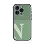 スリムプロテクションプレミアムケース with MagSafe［ オリジナル - initial two tone - N green ］