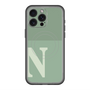 スリムプロテクションプレミアムケース with MagSafe［ オリジナル - initial two tone - N green ］