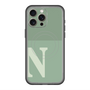 スリムプロテクションプレミアムケース with MagSafe［ オリジナル - initial two tone - N green ］