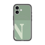 スリムプロテクションプレミアムケース with MagSafe［ オリジナル - initial two tone - N green ］