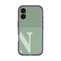 スリムプロテクションプレミアムケース with MagSafe［ オリジナル - initial two tone - N green ］