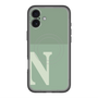 スリムプロテクションプレミアムケース with MagSafe［ オリジナル - initial two tone - N green ］