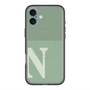 スリムプロテクションプレミアムケース with MagSafe［ オリジナル - initial two tone - N green ］