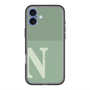 スリムプロテクションプレミアムケース with MagSafe［ オリジナル - initial two tone - N green ］