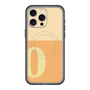スリムプロテクションプレミアムケース with MagSafe［ オリジナル - initial two tone - O orange ］