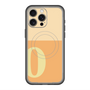 スリムプロテクションプレミアムケース with MagSafe［ オリジナル - initial two tone - O orange ］