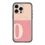 スリムプロテクションプレミアムケース with MagSafe［ オリジナル - initial two tone - O pink ］