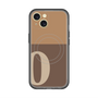 スリムプロテクションプレミアムケース with MagSafe［ オリジナル - initial two tone - O brown ］