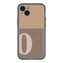 スリムプロテクションプレミアムケース with MagSafe［ オリジナル - initial two tone - O brown ］