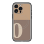 スリムプロテクションプレミアムケース with MagSafe［ オリジナル - initial two tone - O brown ］
