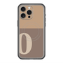 スリムプロテクションプレミアムケース with MagSafe［ オリジナル - initial two tone - O brown ］