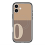 スリムプロテクションプレミアムケース with MagSafe［ オリジナル - initial two tone - O brown ］
