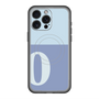 スリムプロテクションプレミアムケース with MagSafe［ オリジナル - initial two tone - O blue ］