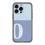 スリムプロテクションプレミアムケース with MagSafe［ オリジナル - initial two tone - O blue ］