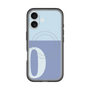 スリムプロテクションプレミアムケース with MagSafe［ オリジナル - initial two tone - O blue ］